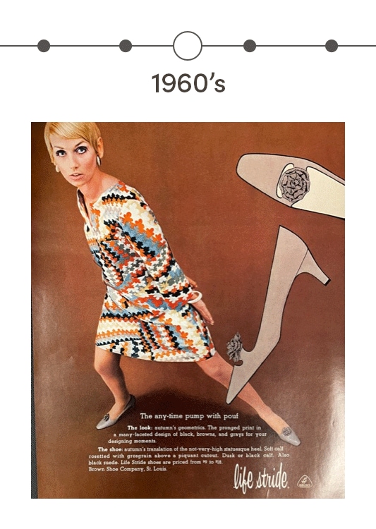 Lifestride Ad from the 1960's