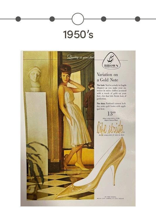 Lifestride Ad from the 1950's