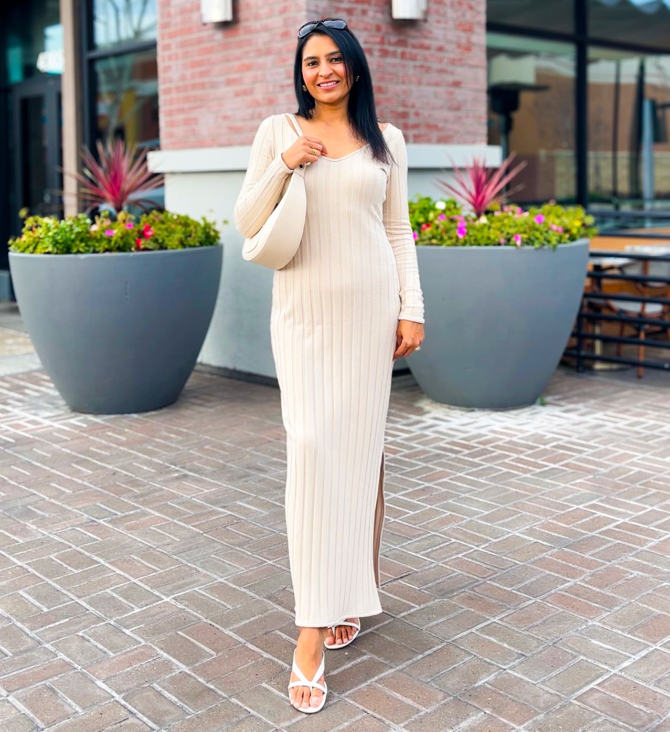 Navine in bone white