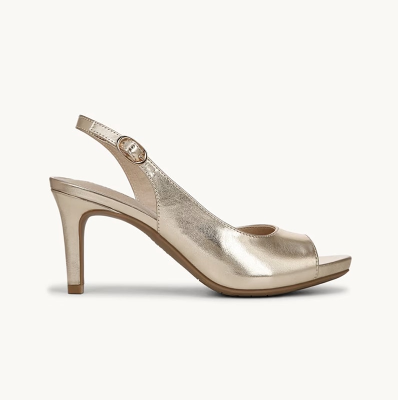 Metallic Lifestride heel
