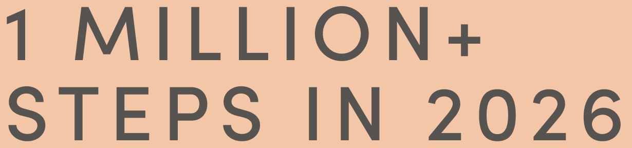 1 MILLION+ STEPS IN 2026