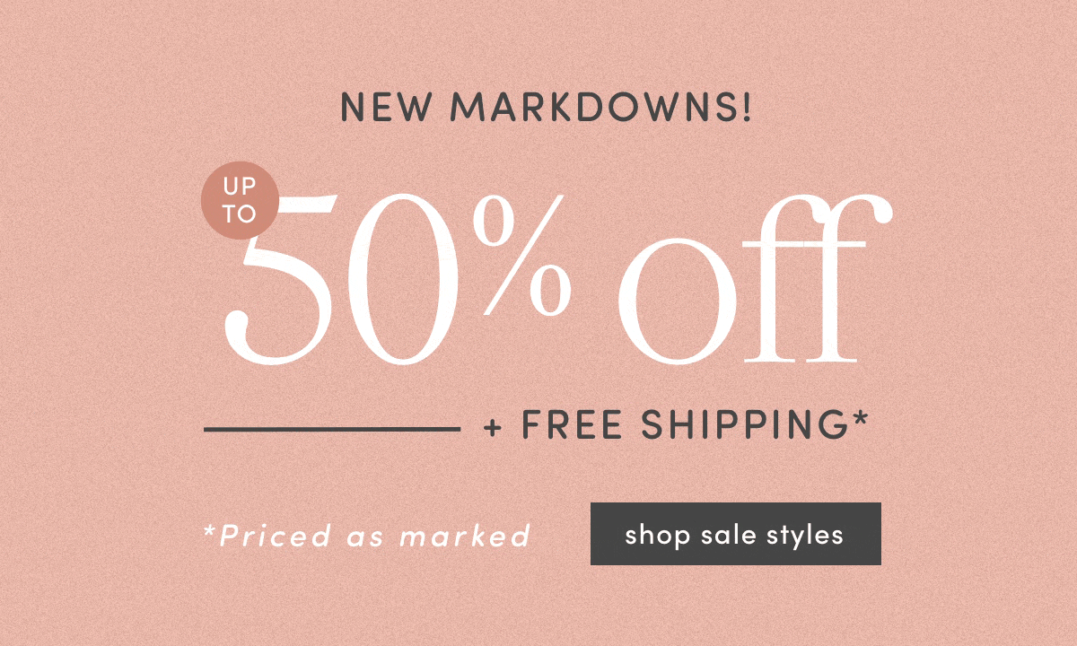 New Markdowns