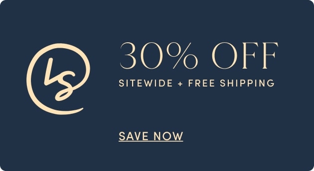 30% Off Sitewide + Free Shipping Save Now