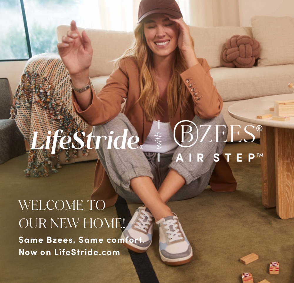 Lifestride with Bzees Airstep - Welcome to our new home! Same Bzees, same comfort. Now on Lifestride.com.