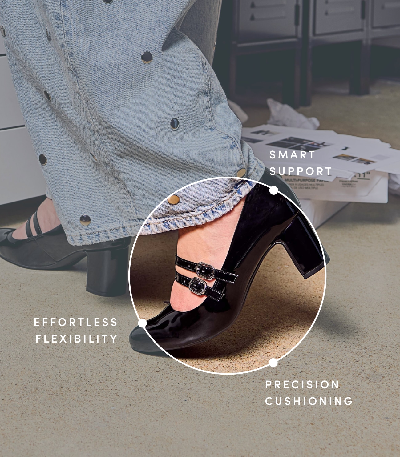 SMART SUPPORT. EFFORTLESS FLEXIBILITY. PRECISION CUSHIONING.