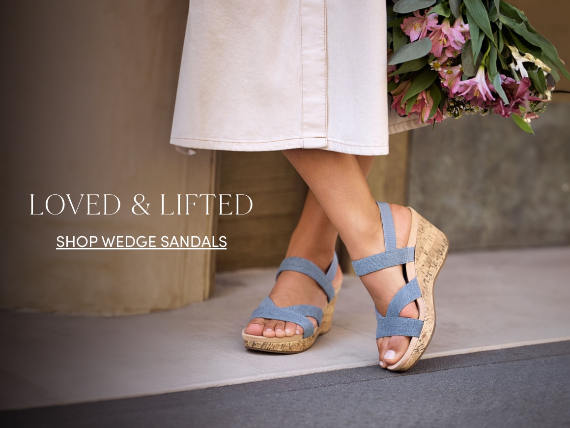 Loved and Lifted - Shop Wedge Sandals