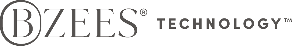 Gray BZees Technology logo on a white background.