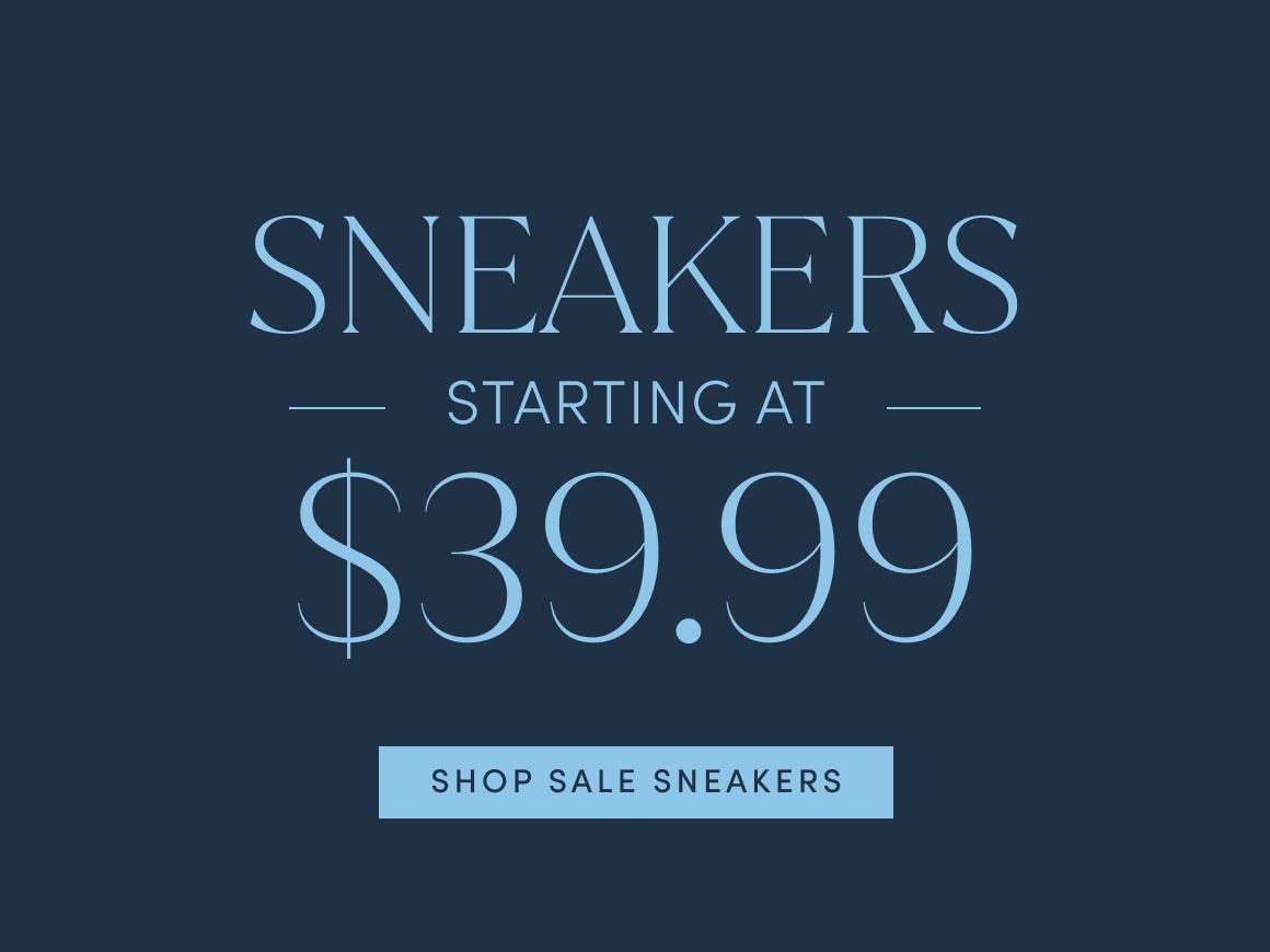Sneakers Starting at $39.99