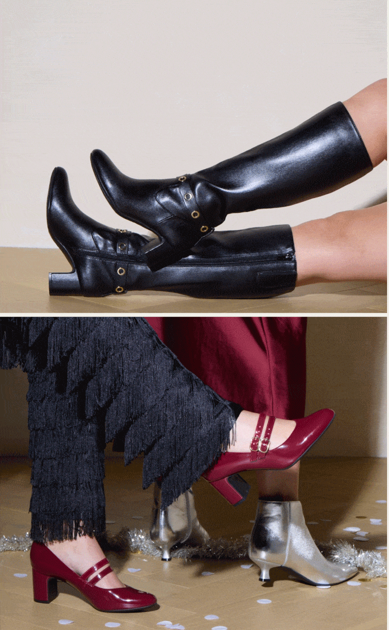 Moving GIF of models wearing LifeStride shoes