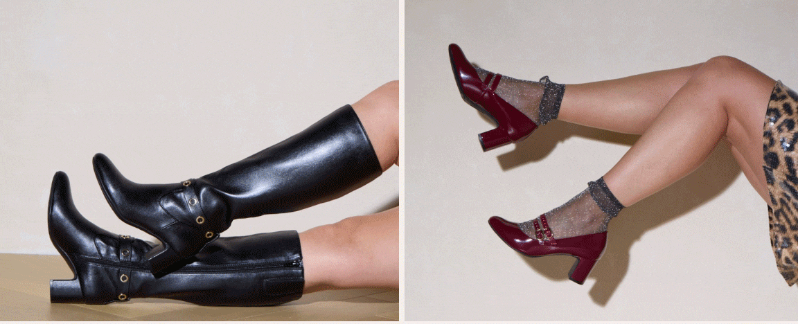 Moving GIF of models wearing LifeStride shoes