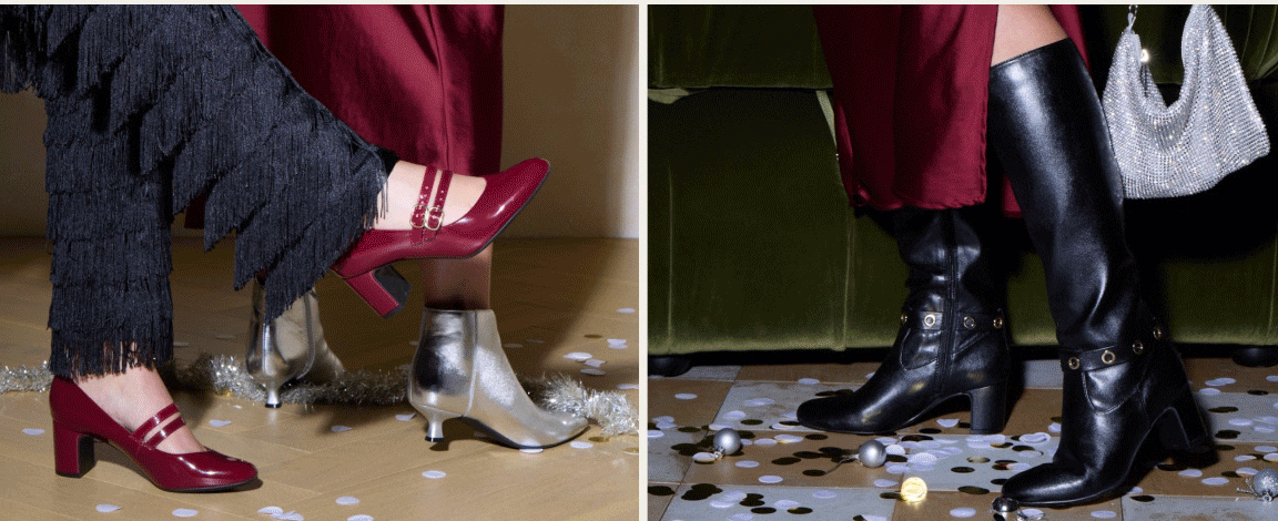 Moving GIF of models wearing LifeStride shoes