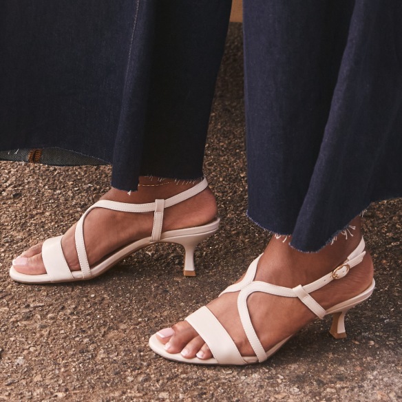 Photo of a model wearing LifeStride Nolita sandals