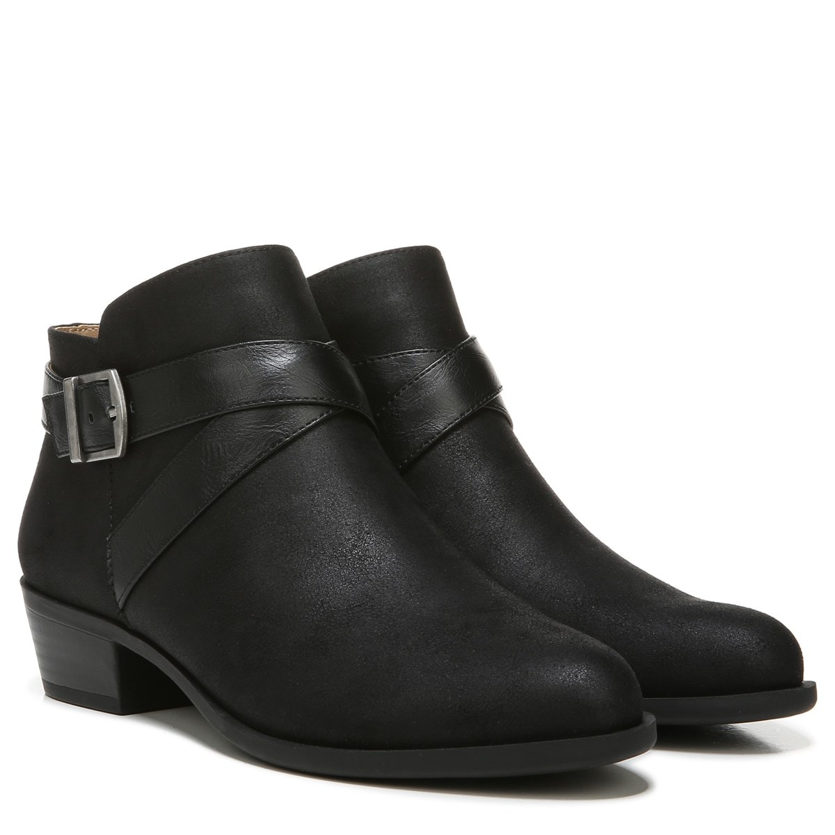 lifestride black ankle boots