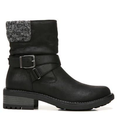 LifeStride Women's Katie Boot, Black, 8.5 M