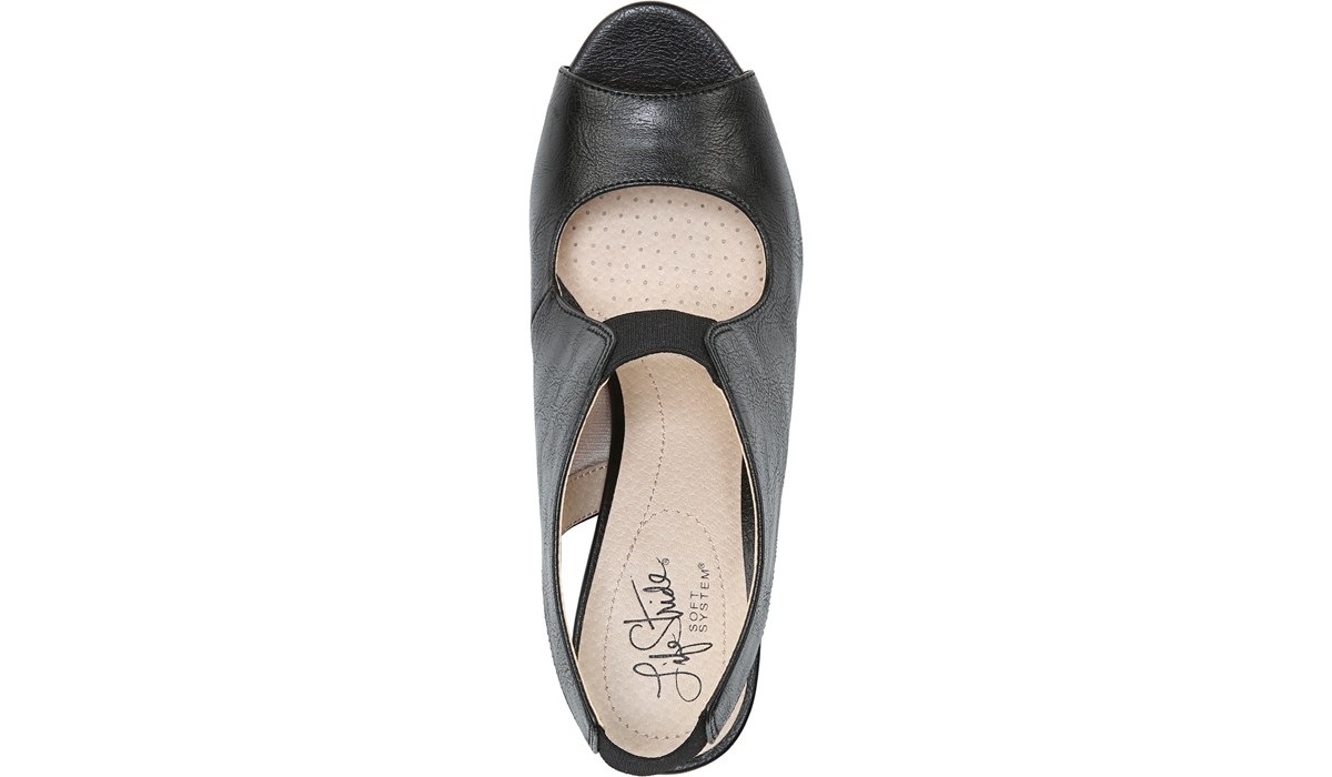 lifestride celestia peep toe pump