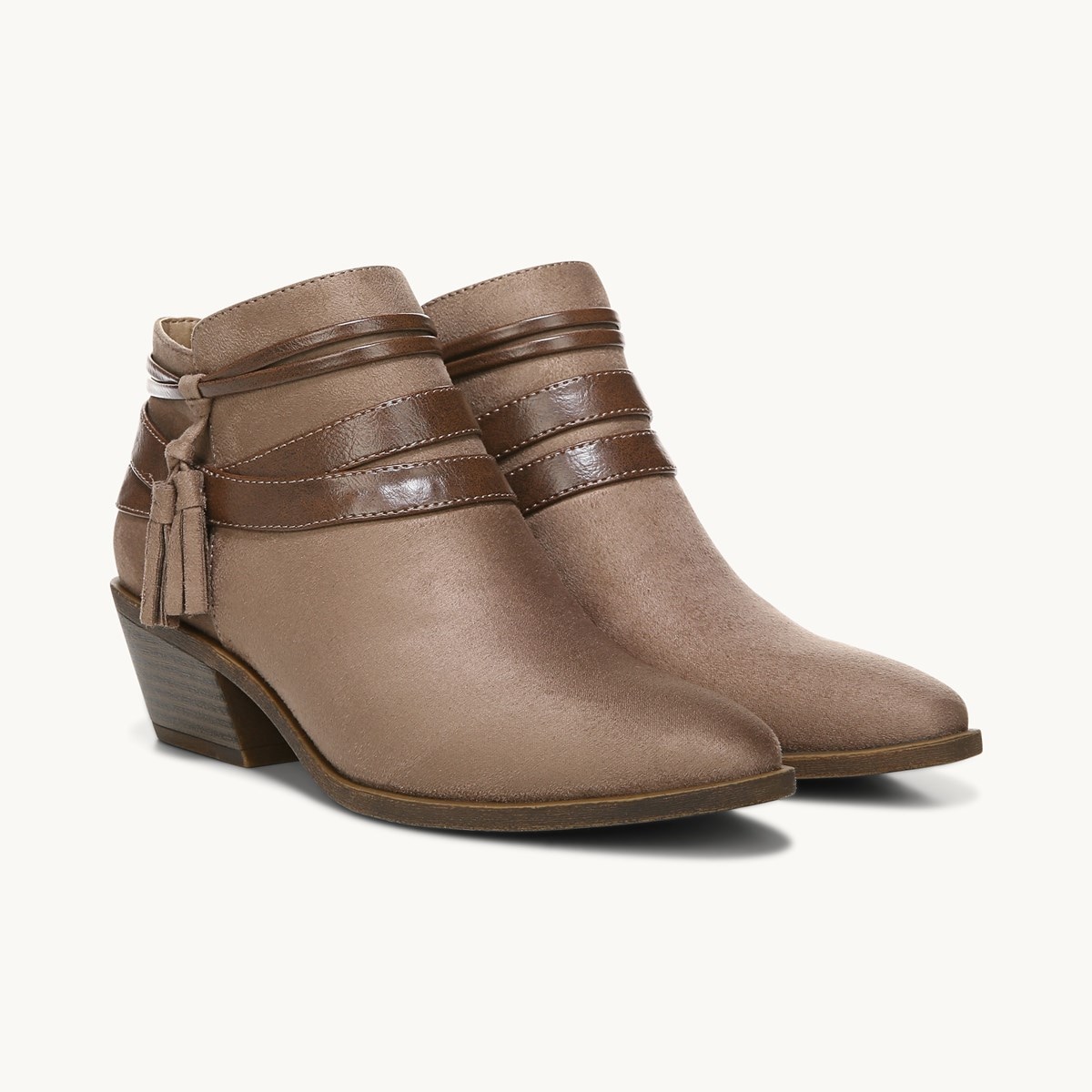 LifeStride Paloma Bootie in Mushroom 