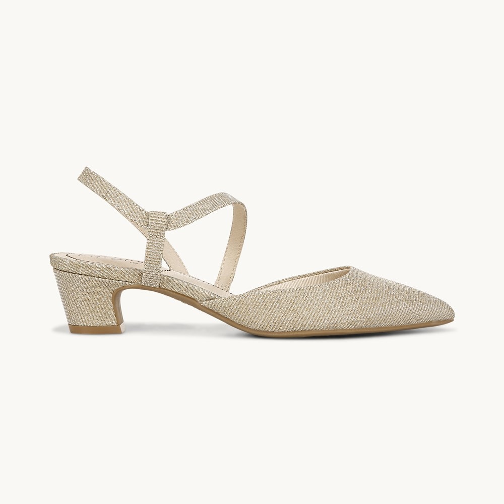 Lifestride gold heels top
