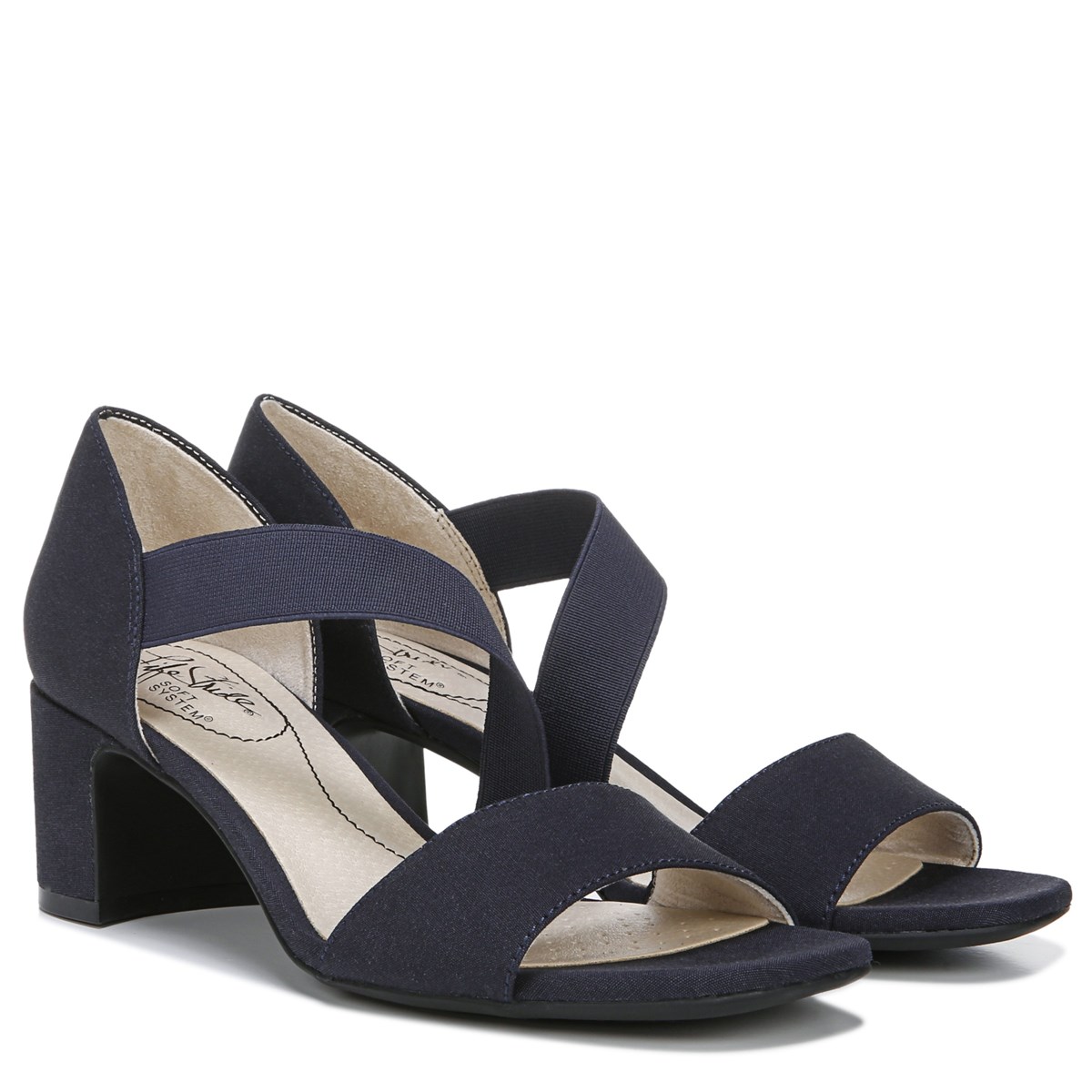 lifestride navy heels