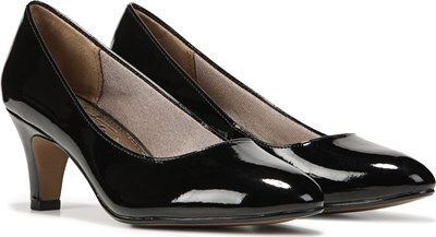 lifestride soft system black heels