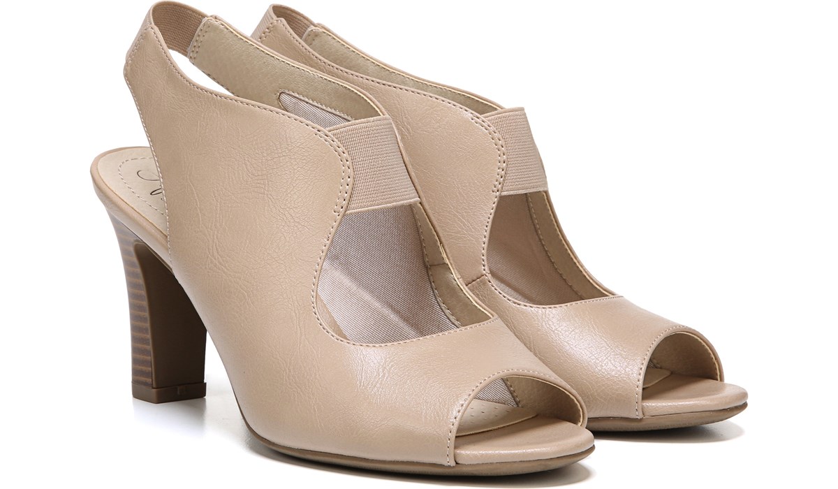 lifestride peep toe shoes