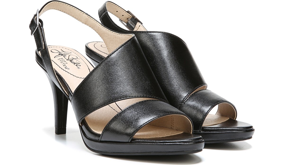 lifestride open toe heels