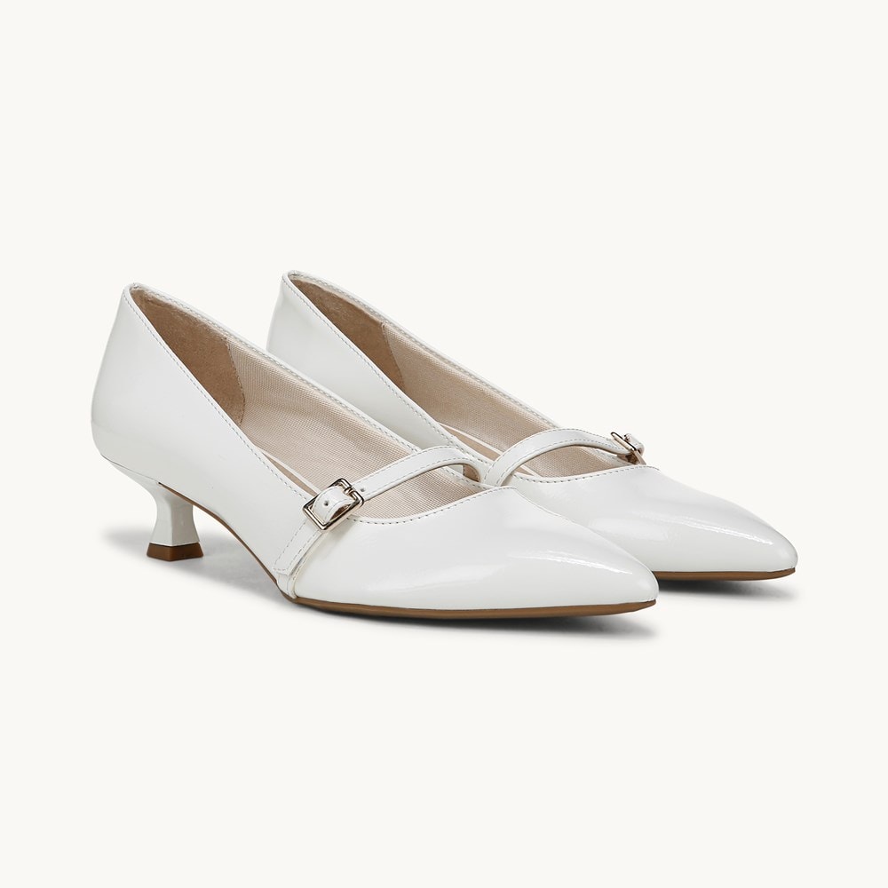 (取寄) ライフストライド レディース マデリン メアリー ジーン シューズ LifeStride women Madelyn Mary Jane Shoes White Patent LifeStride Madelyn Mary Jane Pump | Womens Heels