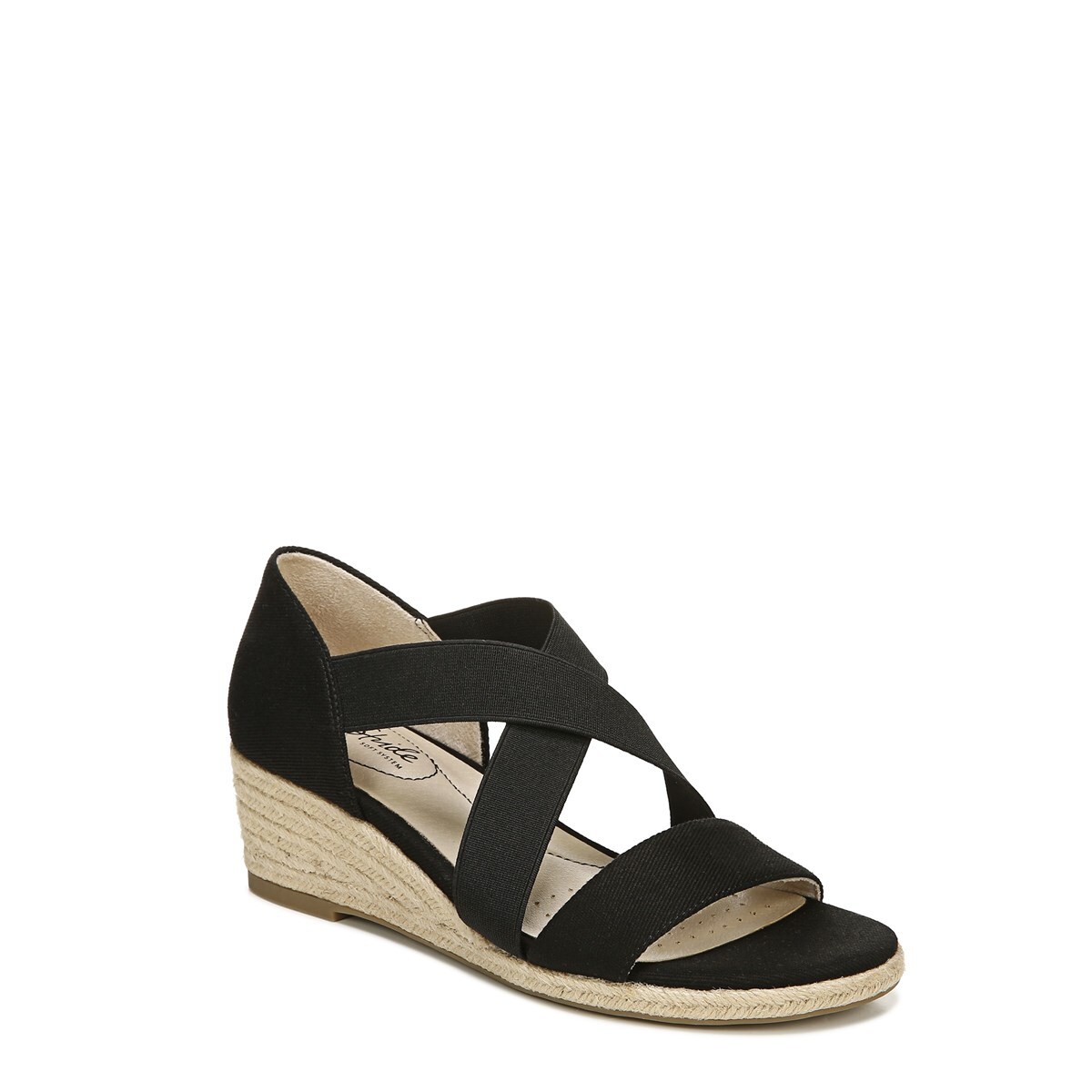 LifeStride 8879 Womens Debutante Mini Wedge Stretch Dress