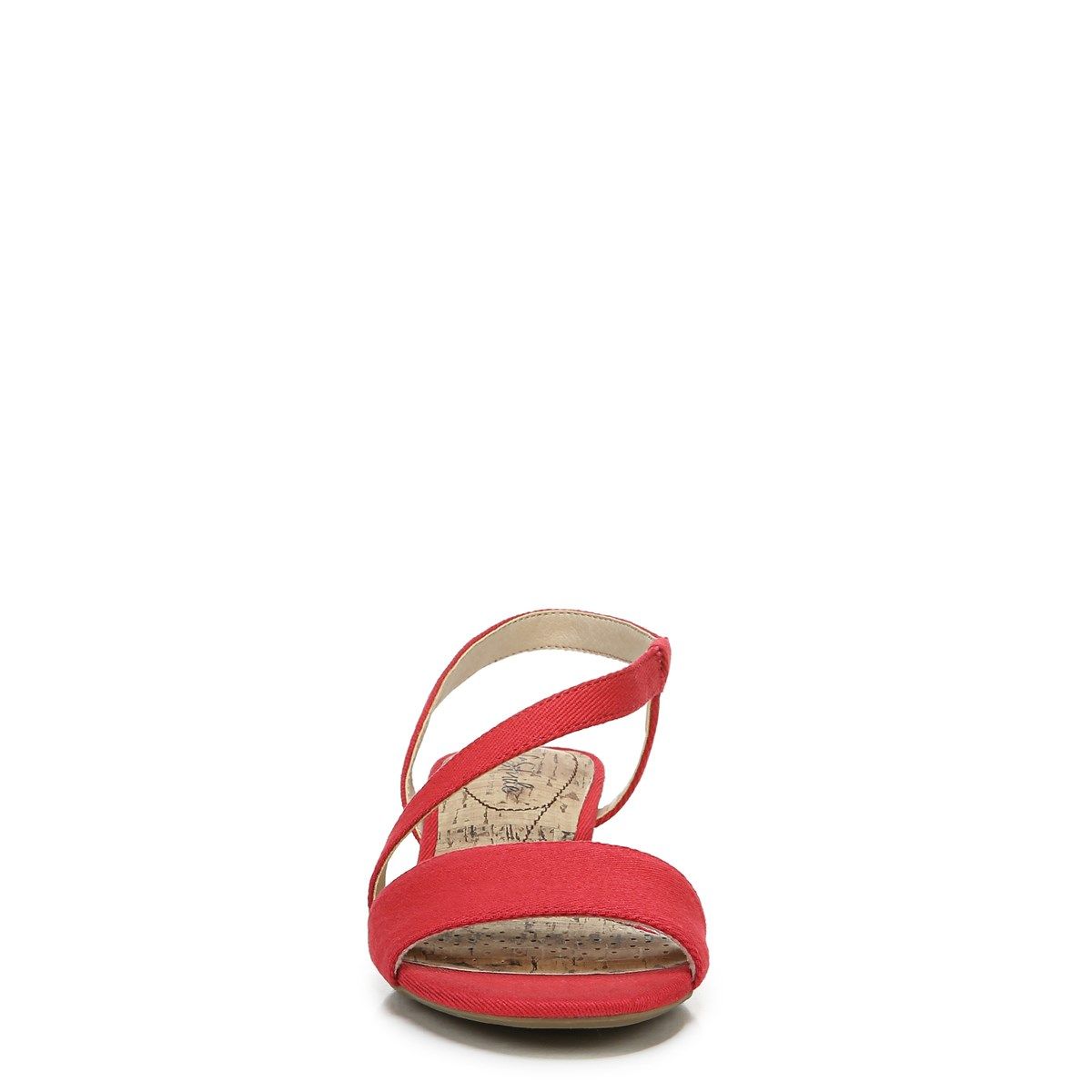 LifeStride.com | LifeStride Yasmine Wedge Sandal in Red Fabric