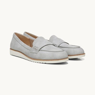 LifeStride Madison Mocassini Bassi Donna – Tomaia In Pelle Sintetica, Comfort Soft System, Tacco 2,5 Cm, Colore Nero