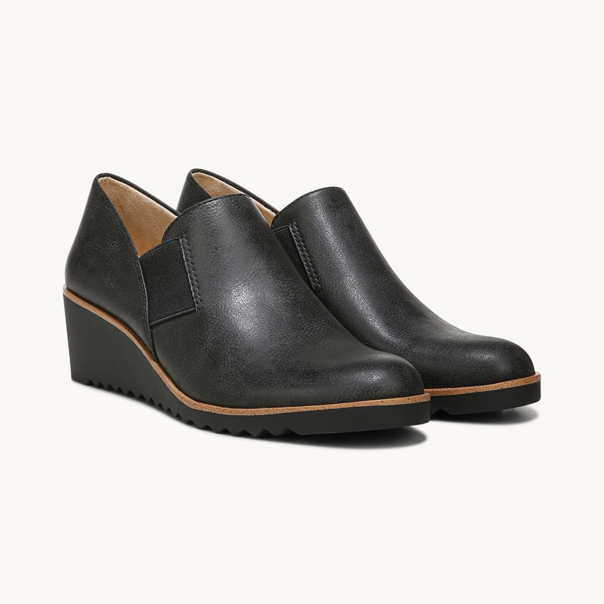 LifeStride Zora Wedge Slip On Womens Heels
