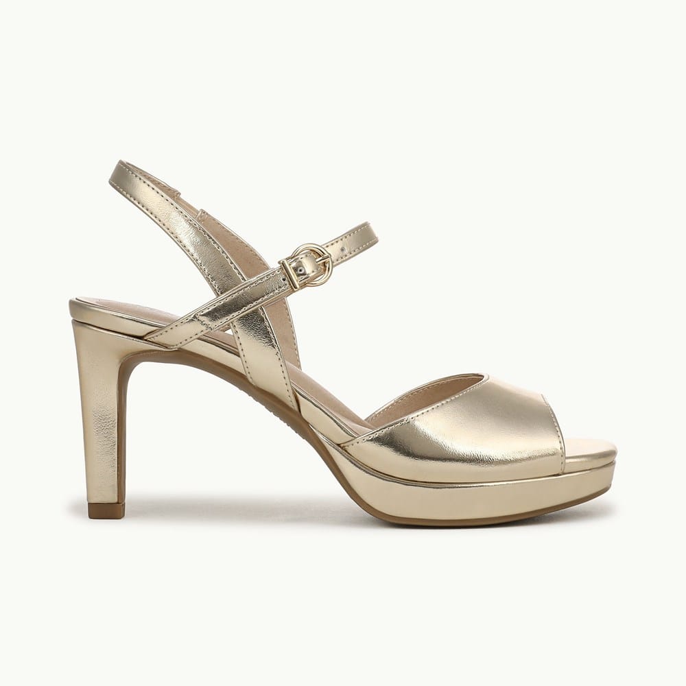 LifeStride Gwendolyn Sandal | Women's | Gold Metallic | Size 6.5 | Sandals
