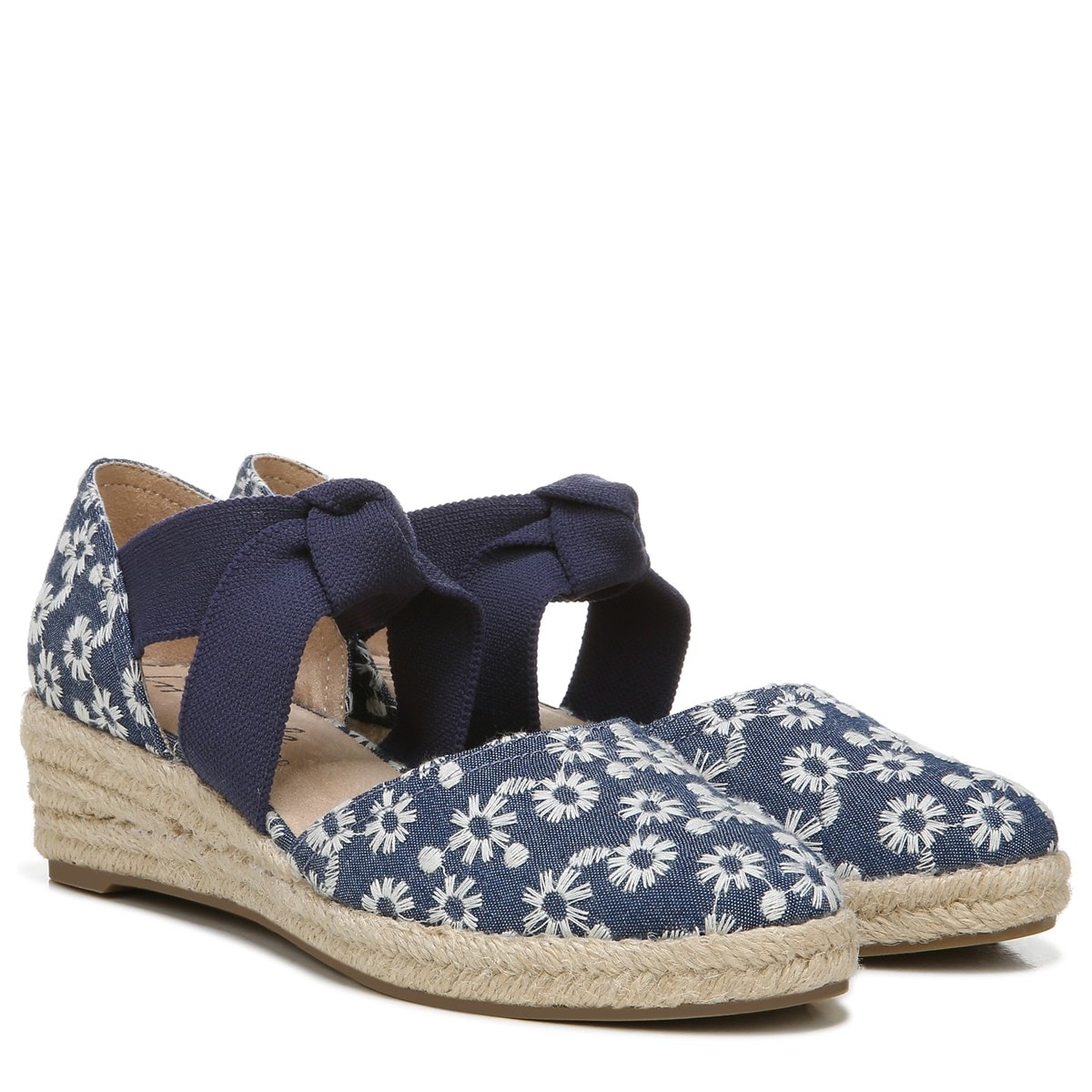 womens navy blue espadrilles