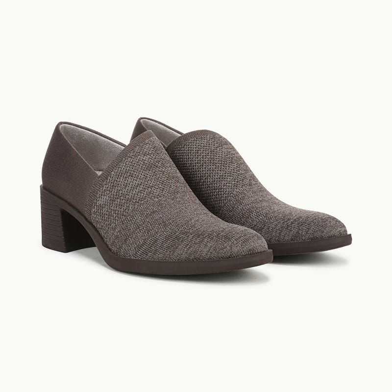 Bzees For LifeStride Jarrett Shootie Boots (Wren/morel Brown Knit Fabric) 8.5 M