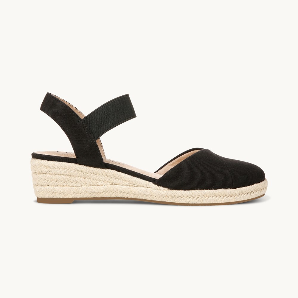 LifeStride Kimmie Espadrille Wedge Womens Sandals
