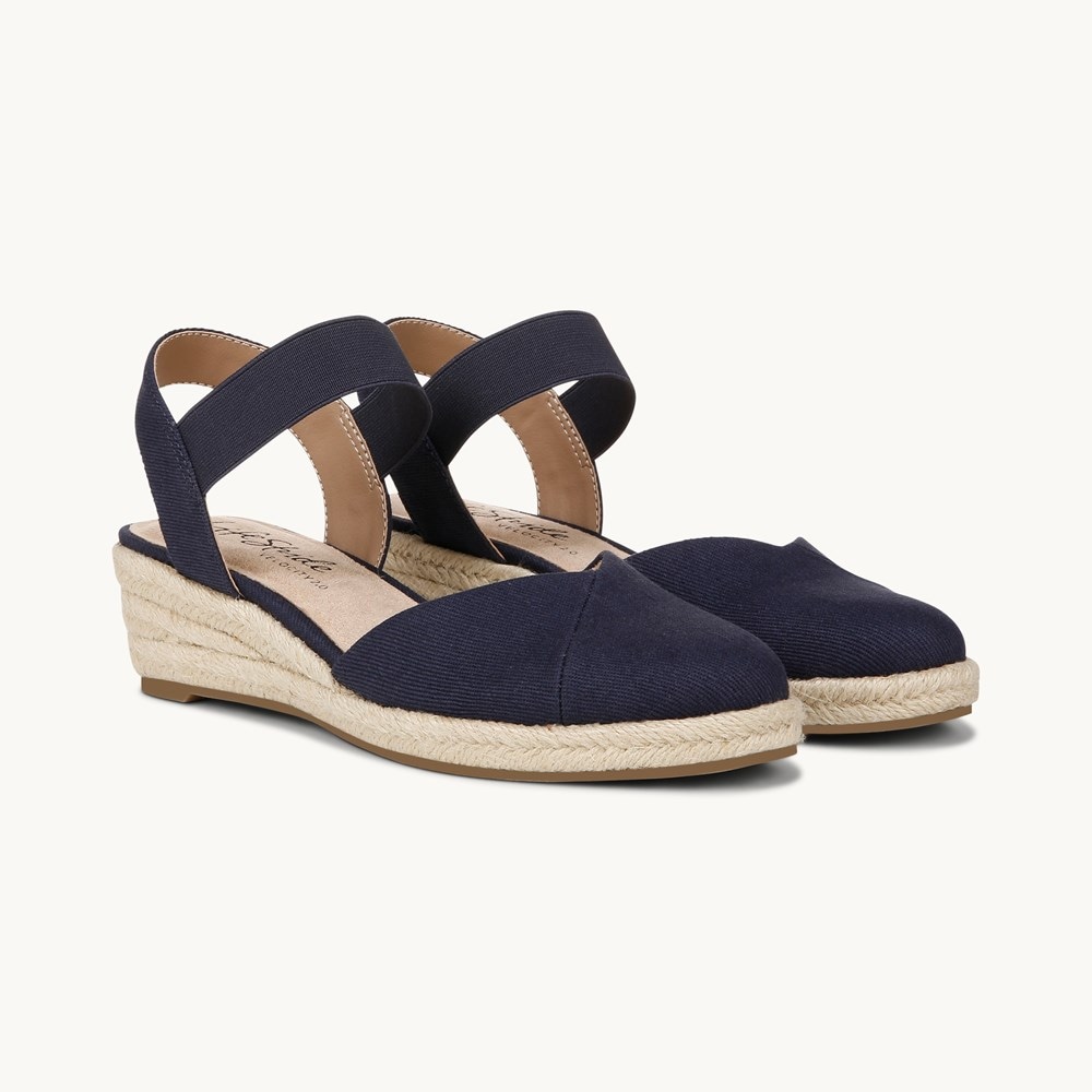 LifeStride Kimmie Espadrille Wedge Womens Sandals
