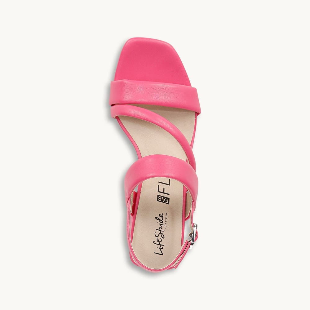 LifeStride Breeze Sandali Con Zeppa Donna – Espadrillas Con Cinturino Elastico, Suola Trazione - 3