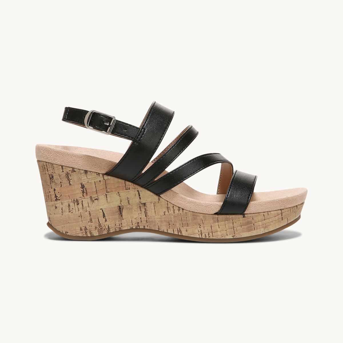 LifeStride Discover Strappy Wedge Sandal | Womens Sandals