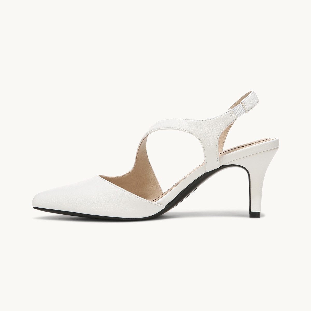 Lifestride white heels shop