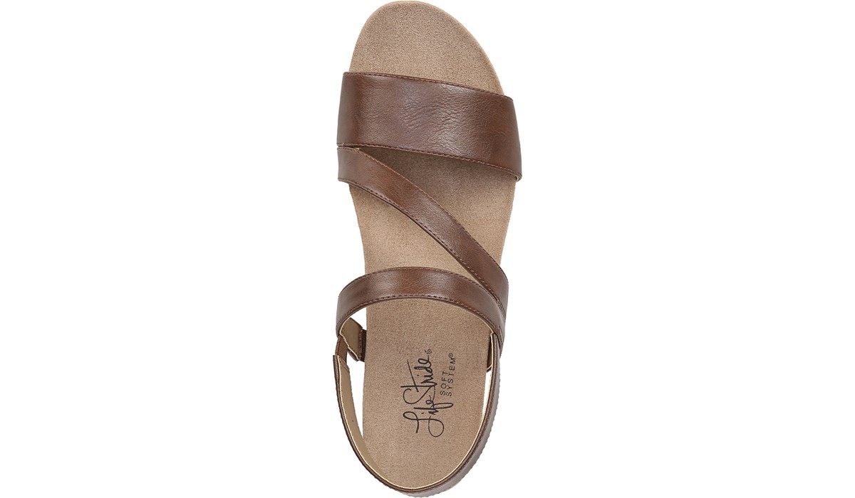 lifestride milly women's wedge sandals
