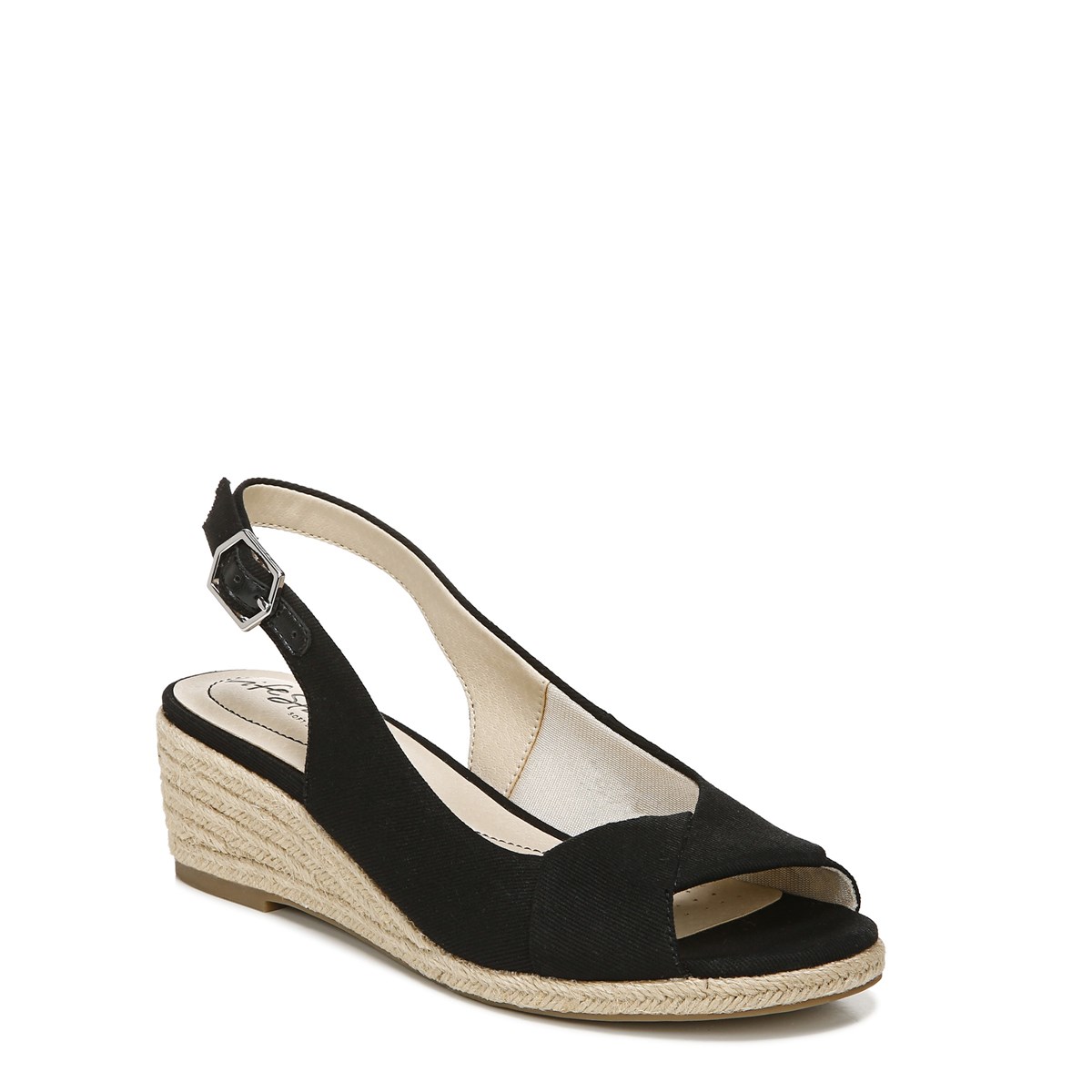 lifestride espadrille wedges closed toe