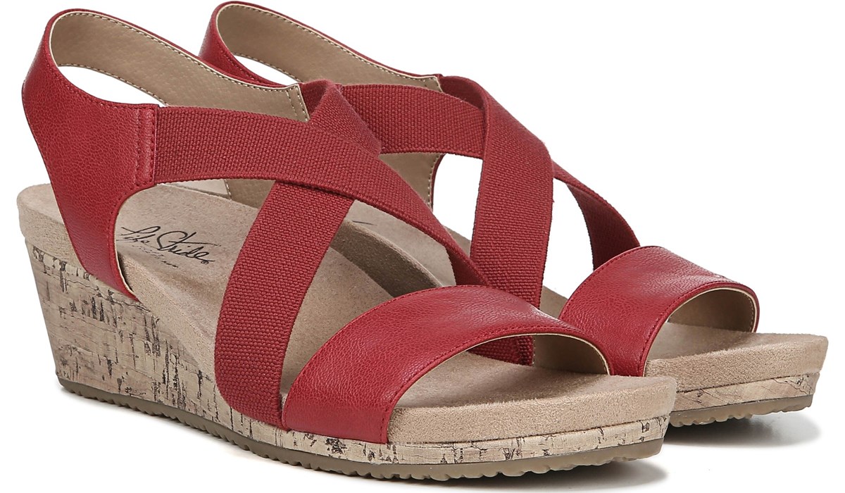 lifestride red sandals