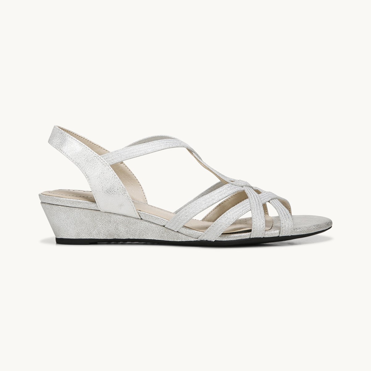 lifestride silver heels