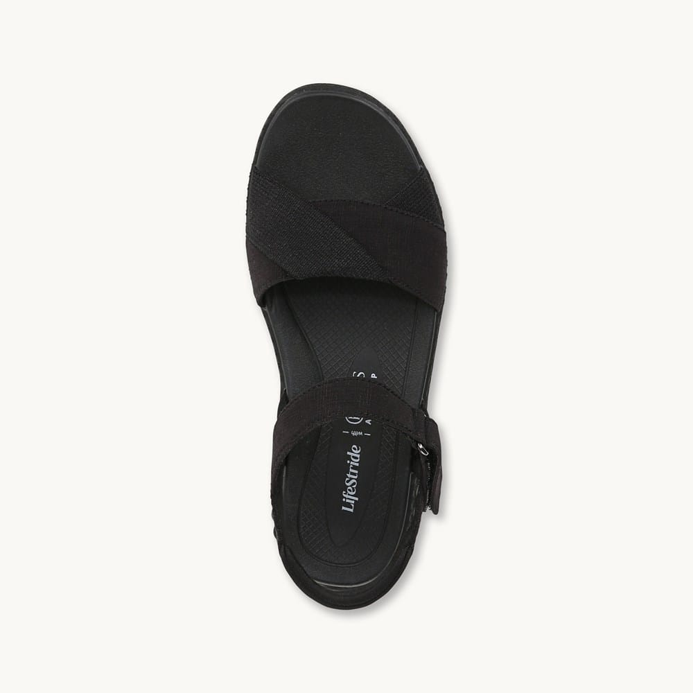 LifeStride Women's Nori Slide Sandal Silver 8 M