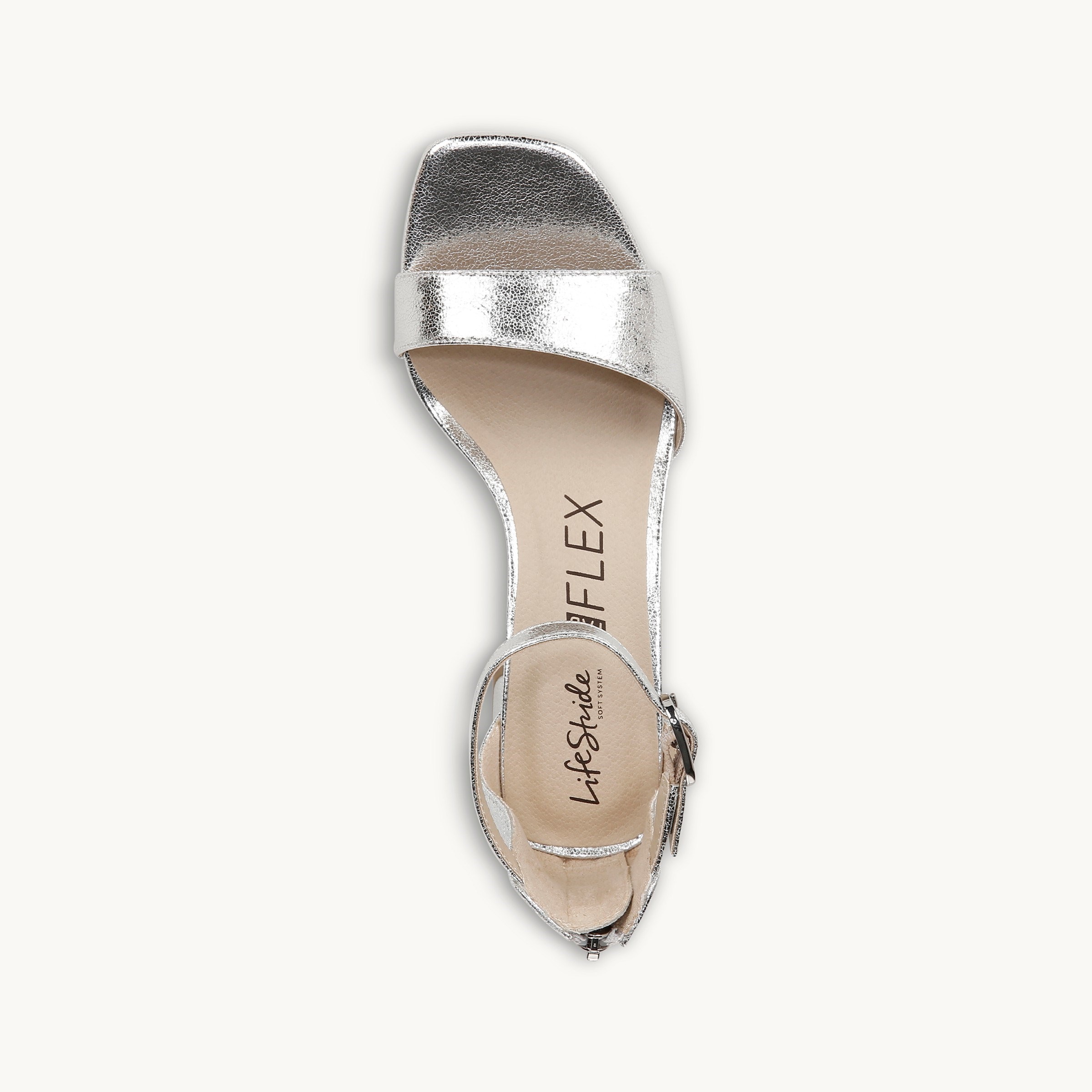 Lifestride silver sandals top