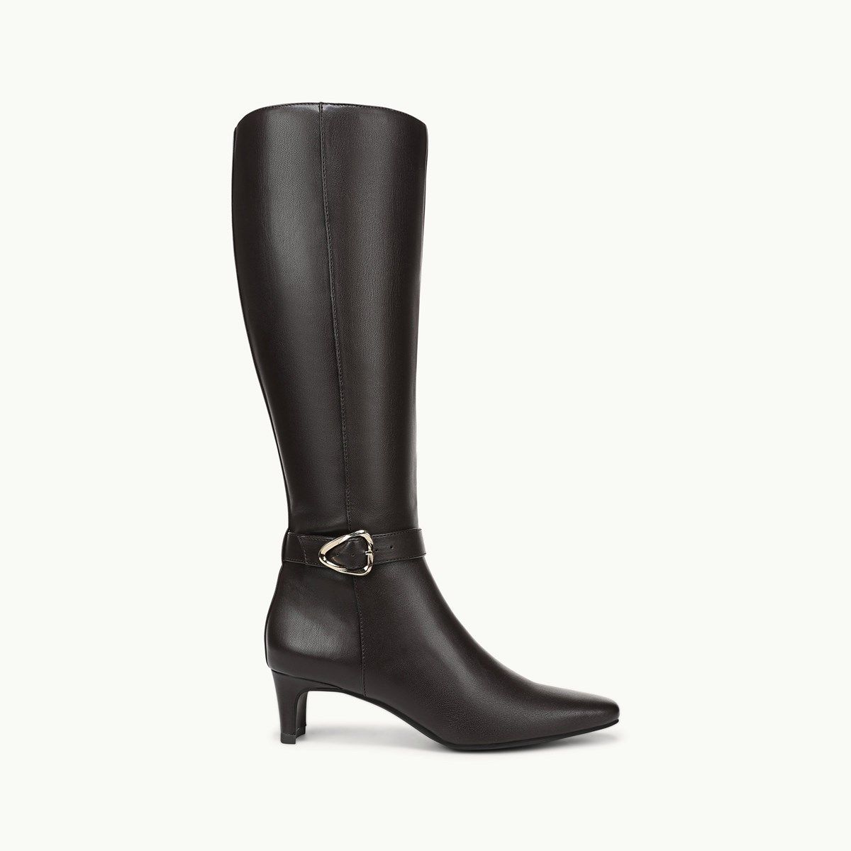 women's dress boots for wide calves Dolce Vita Auggie Calf Chocolate Leather - Brown Liven up your layered look with the Wesley boot from Madden Girl Wide-calf Boots for Plus-Sized Women