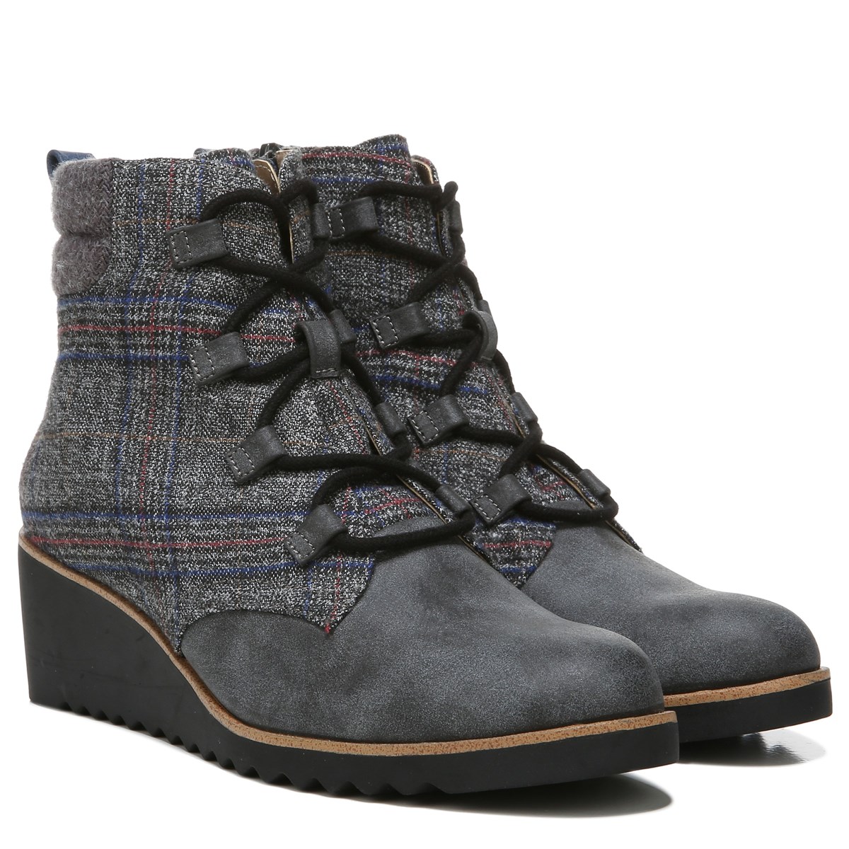 Zone Lace Up Wedge Bootie - Pair