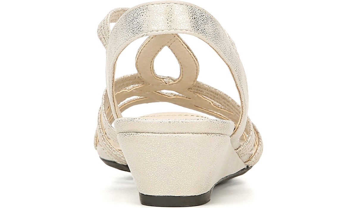lifestride gold sandals