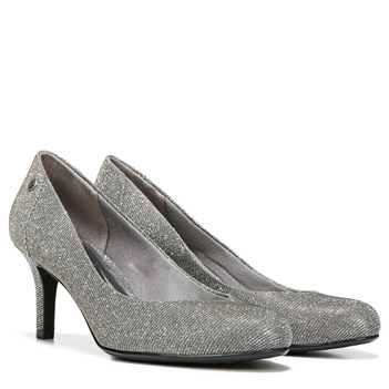 lifestride silver pumps