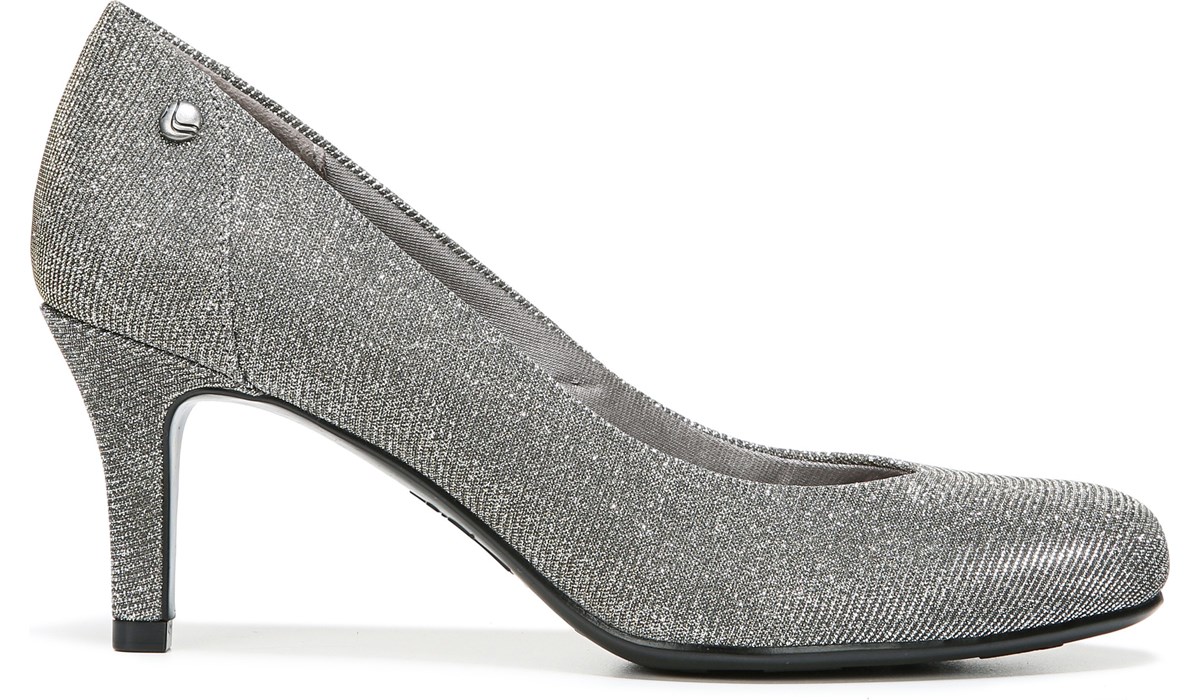 lifestride silver pumps