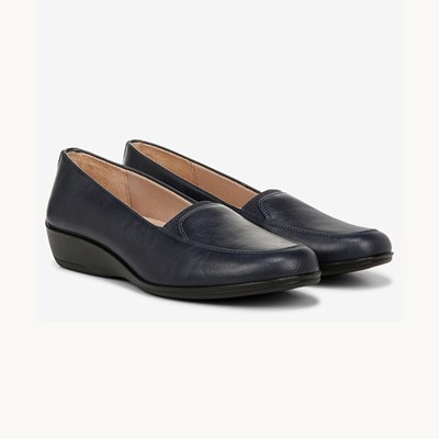 LifeStride Jovial Bit Wedge Loafer Womens Heels